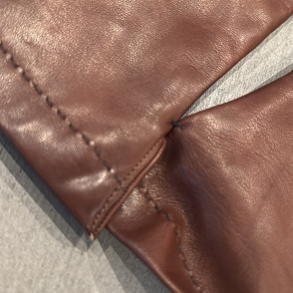 NWOT Size 10 Men’s Leather Gloves, Never Worn, Made in Italy - Picture 3 of 3